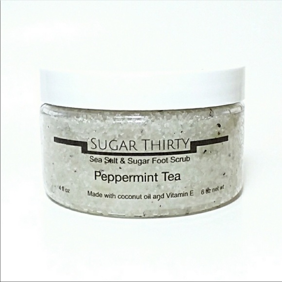 Peppermint tea sea salt and sugar foot scrub - Picture 2 of 2